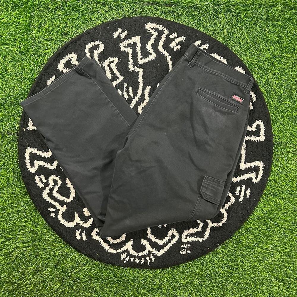 Black Dickies brand Wide Leg Cargo Pants - 36x32 (Width/Length)
